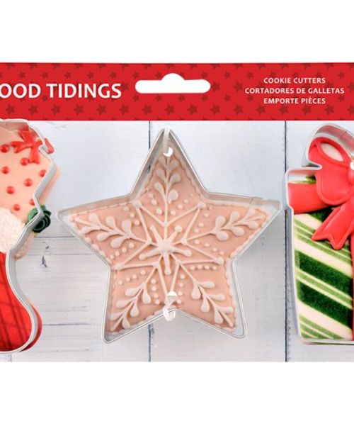 Good Tidings 3pce Cookie Cutter Set