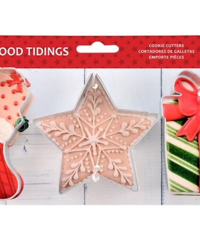 Good Tidings 3pce Cookie Cutter Set