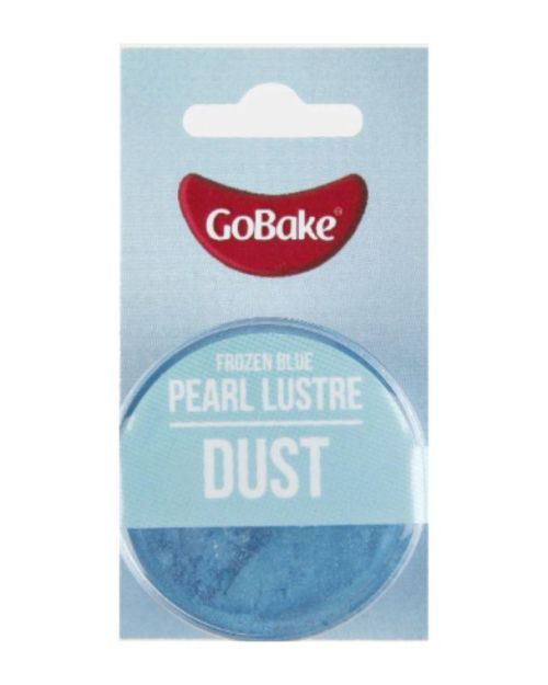 Go Bake Pearl Lustre Dust – Frozen Blue