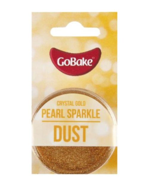 Go Bake Pearl Lustre Dust – Gold Crystal