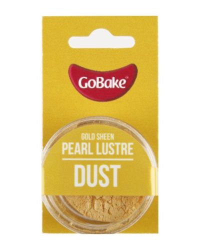 Go Bake Pearl Lustre Dust – Gold Sheen