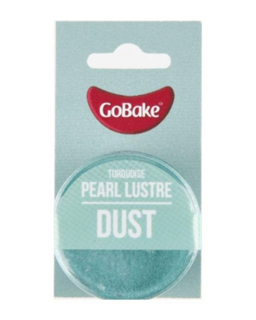Go Bake Pearl Lustre Dust – Turquoise