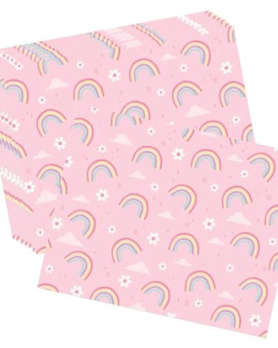 Grease Proof Paper 8pk – Rainbow