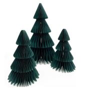 20cm Christmas Honeycomb Tree Green