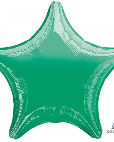 Star Shaped Foil Balloon – Green