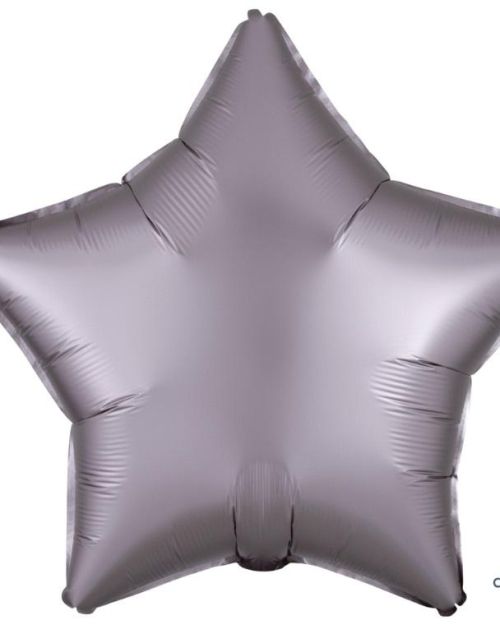 Star Shaped Foil Balloon – Satin Luxe Greige