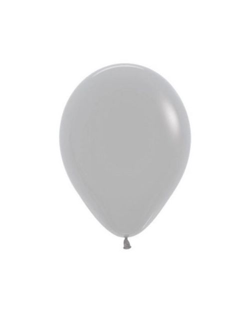 Grey Balloons 12cm 10pk