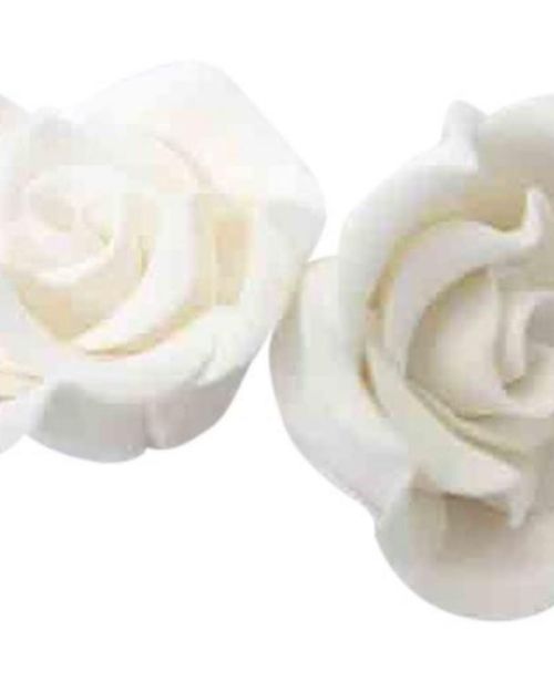Gumpaste Classic Rose Large – White