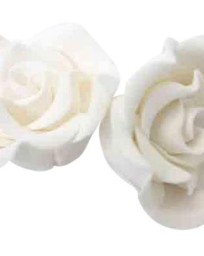 Gumpaste Classic Rose Large – White
