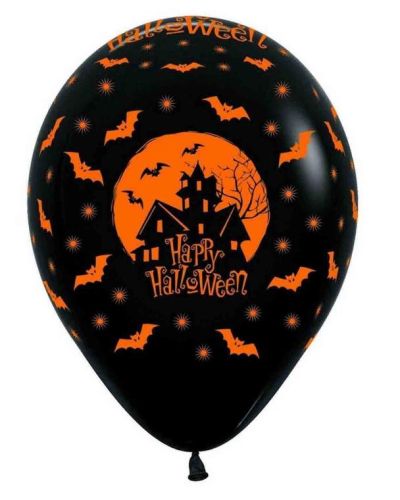 Halloween Haunted House Balloons 12pk