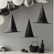 Halloween Hanging Witch Hat Decorations 3pk