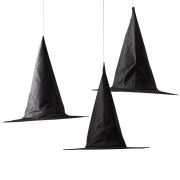 Halloween Hanging Witch Hat Decorations 3pk