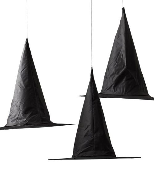 Halloween Hanging Witch Hat Decorations 3pk