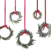 Hanging Christmas Wreath Decorations 5pk