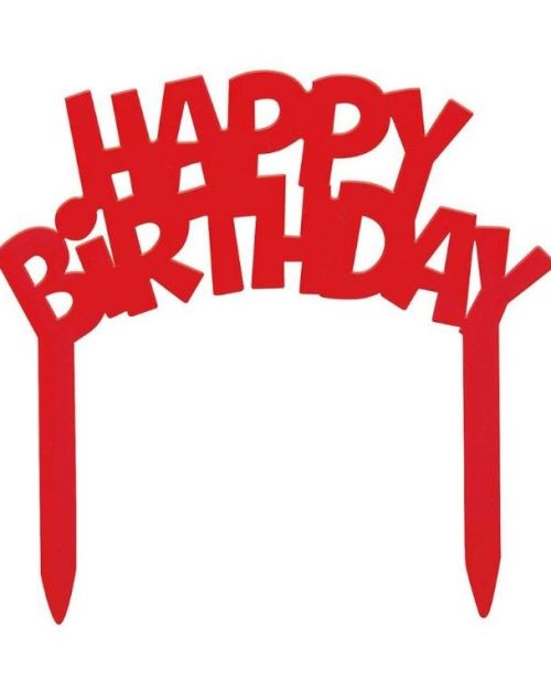 Happy Birthday Cake Topper