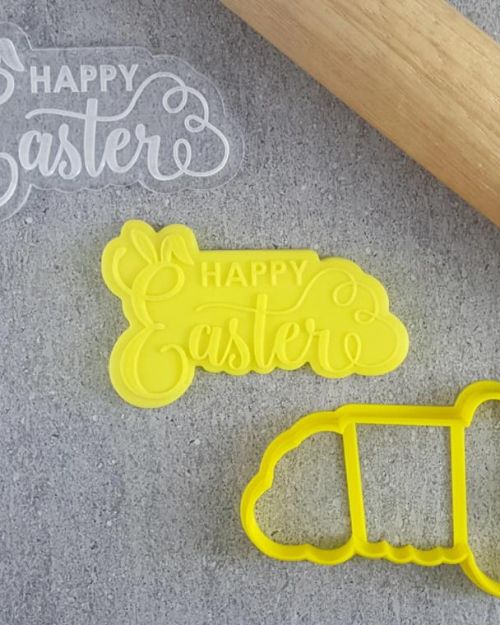Happy Easter Debosser & Cutter Set