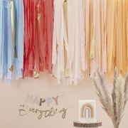 Happy Everything Pastel Streamer Ceiling Decoration