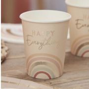 Happy Everything Rainbow Cups 8pk