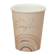 Happy Everything Rainbow Cups 8pk
