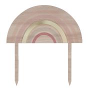 Happy Everything Rainbow Wooden Cake Topper