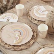 Happy Everything Rainbow Plates 8pk