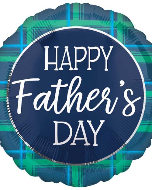 Father’s Day Checks Foil Balloon
