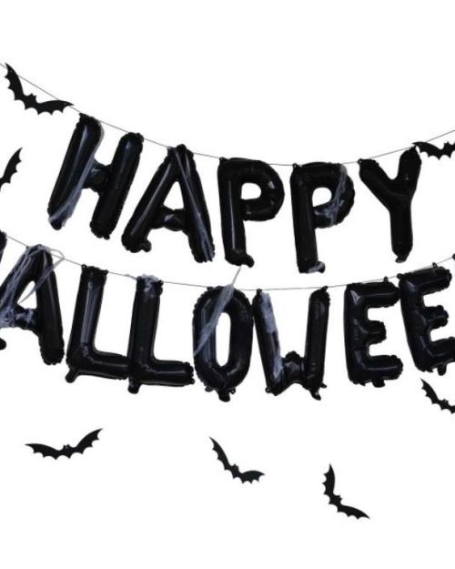 Happy Halloween Balloon Bunting Kit