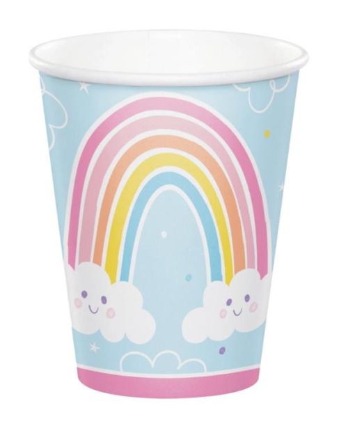 Happy Rainbow Cups 8pk