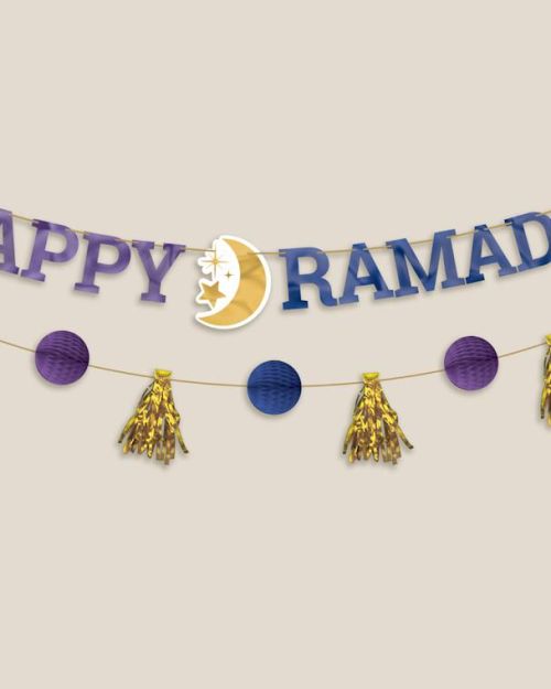Happy Ramadan Letter Banner Kit