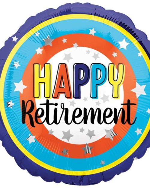 Happy Retirement Foil Balloon