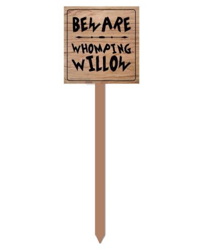 Harry Potter Beware Whomping Willow Sign