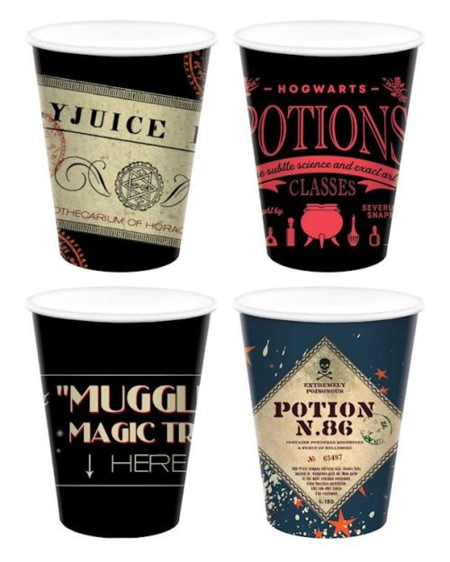 Harry Potter Mixed Paper Cups 8pk