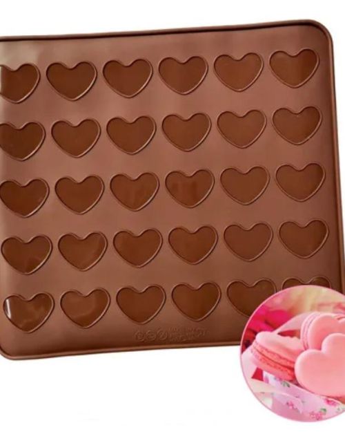 Heart Macaron Silicone Mat