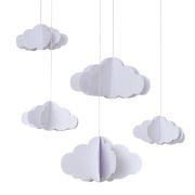Hello Baby 3D Hanging Cloud Decorations
