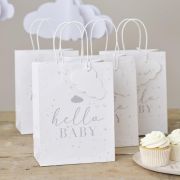 Hello Baby Cloud Gift Bags 5pk
