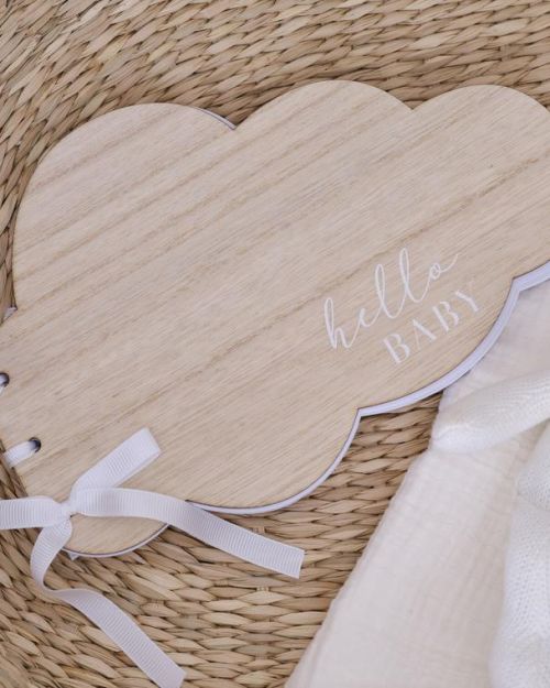 Hello Baby Cloud Guest Book