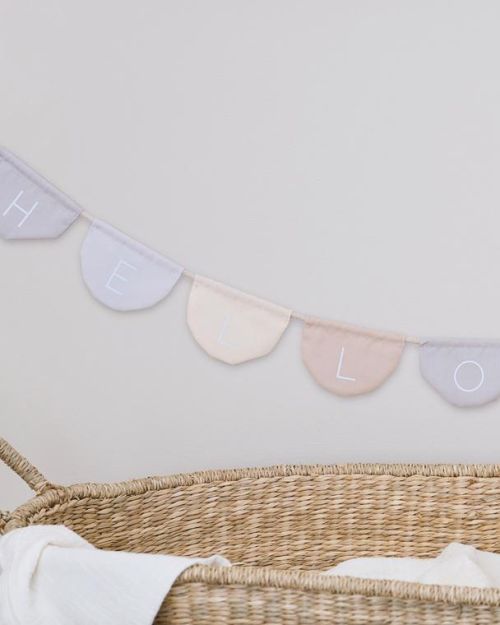 Hello Baby Fabric Baby Bunting