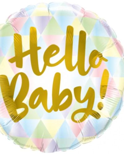 Hello Baby Foil Balloon