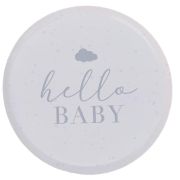 Hello Baby Neutral Baby Shower Plates 8pk