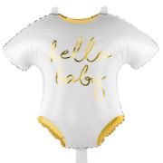 Hello Baby Romper Shape Foil Balloon