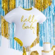 Hello Baby Romper Shape Foil Balloon