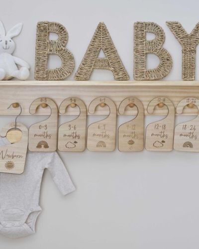 Hello Baby Wooden Clothes Dividers