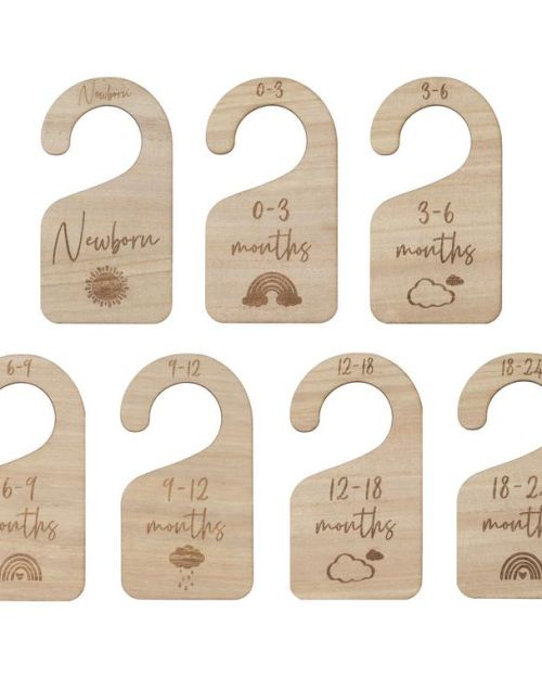 Hello Baby Wooden Clothes Dividers