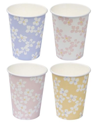 Hello Spring Floral Cups 8pk