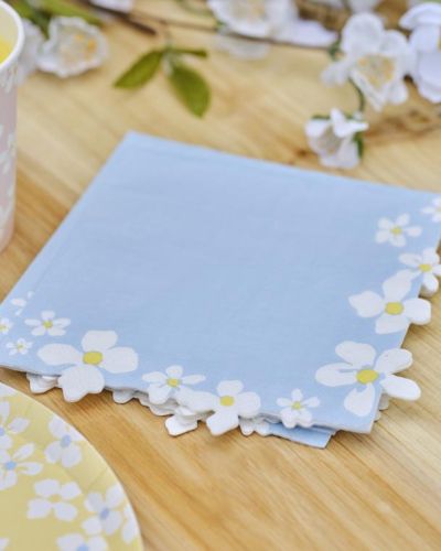 Hello Spring Floral Napkins 16pk