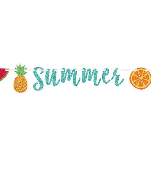 Hello Summer Glitter Garland