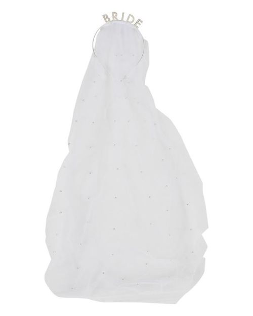 Hen Weekend Bride Headband with Veil