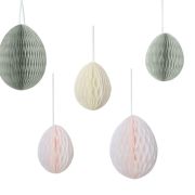 Hey Bunny Easter Egg Honeycomb Decorations