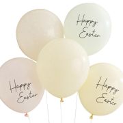 Hey Bunny Happy Easter Balloons 5pk