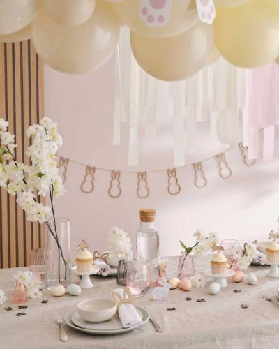 Hey Bunny Wooden Easter Bunting